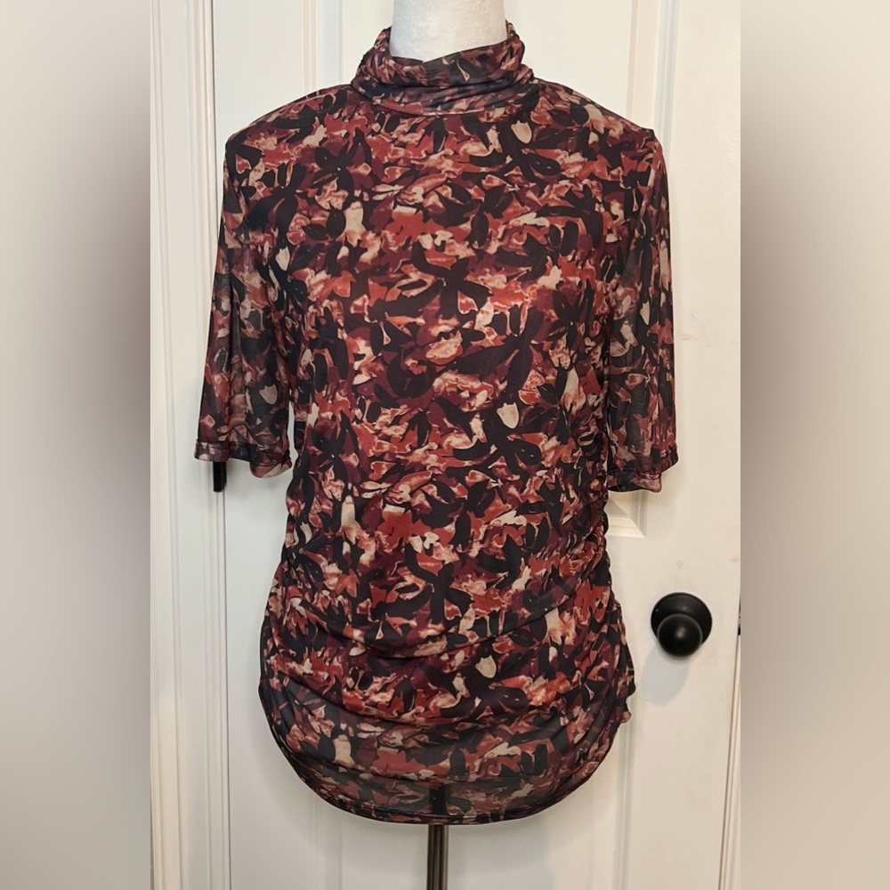 Cable & Gauge XL Women's Print Top